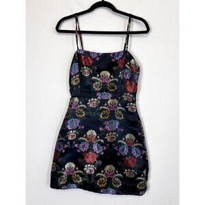 Chic Zara Trafaluc Black Strappy Mini Dress - Size Small